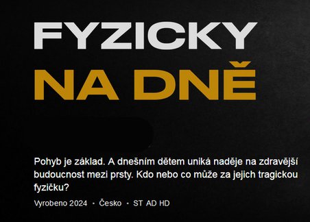 Fyzický stav českých dětí ve školách